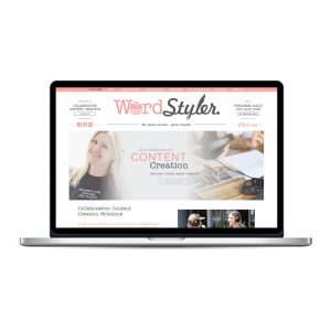 WordStyler custom website and blog